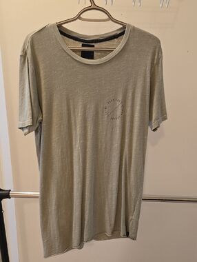 Men's Sage Short-Sleeve Crew Neck Tee - Long Line